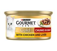 Gourmet Gold Chunks in Gravy with Chicken and Liver 85g