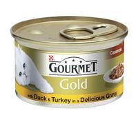 GOURMET Gold Casserole Cat Food - Duck and Turkey - 12 x 85g