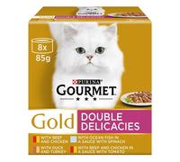 Gourmet Gold Double Delicacies 8 x 85g - Multipack