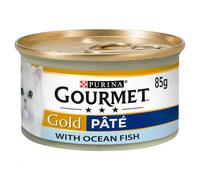 Gourmet Gold Pate Ocean Fish Cat Food 85g x 12