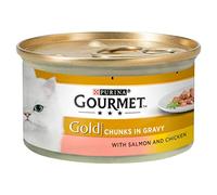 Gourmet Gold Salmon & Chicken in Gravy 12 x 85g 1020g