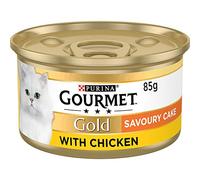 GOURMET Gold Savoury Cake Wet Cat Food - Chicken - 12 x 85g Tins