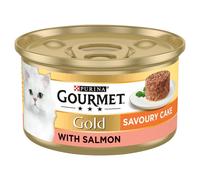 Gourmet Gold Savoury Cake Salmon 12x85g