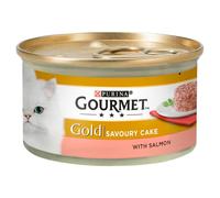 Gourmet Gold Savoury Cake Salmon (85g) (Pack of 12)