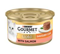 Gourmet Gold Savoury Cake Saver Pack 24 x 85g - Salmon
