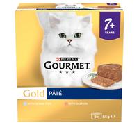 Gourmet Gold Pâté Recipes Mega Pack 48 x 85g - Senior Ocean Fish & Salmon