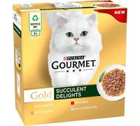 Gourmet Gold Succulent Delights Adt Cat Food Chick 8X85G (Pack Of 6)