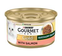 Gourmet Gold Succulent Delights - Salmon (12 x 85g)