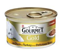 Gourmet Gold with Duck & Turkey in a Delicious Gravy (85g) - Pack of 6