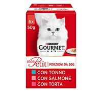 Gourmet Mon Petit Cat Food, Mixed Variety, 6 x 50g - Pack of 8