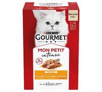 Gourmet Mon Petit Cat Food Pouches Poultry 6x50g