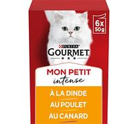 Gourmet Mon Petit meals for adult cats flavor selectable ( 6x50g - pack of 8 )