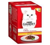 Gourmet Mon Petit Cat Food Mix Meat, 12 x 50g