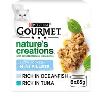 GOURMET Nature's Creations Fish Wet Cat Food - 8 x 85g