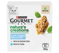 GOURMET Nature's Creations Fish Wet Cat Food 8x85g