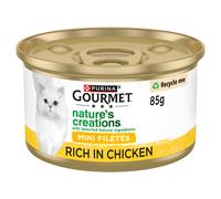 GOURMET Nature's creations Rich in Chicken, garnished with spinach and tomatoes