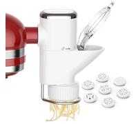Gourmet Pasta Press Attachment for KitchenAid Stand Mixers, Pasta Maker for Kitchenaid Mixer With 7 Interchangeable Pasta Plates, For Kitchenaid Pasta Attachment