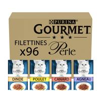 Gourmet Perle Chef's Collection In Gravy (Turkey, Chicken, Duck, Lamb) 96X85g
