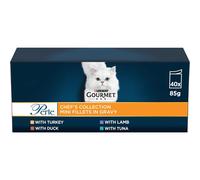 GOURMET Perle Chef's Collection in Gravy Wet Adult Cat Food 40x85g