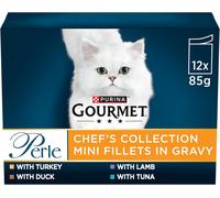 Gourmet Perle Pouches Mixed Pack - Chef’s Collection in Gravy (12 x 85g)