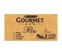 GOURMET Perle Chef's Collection Mini Fillets in Gravy Wet Cat Food 96x85g