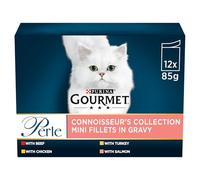 Gourmet Perle Mixed Connoisseurs Cat Food 85g 12 Pack
