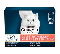 Gourmet Perle Pouch Country Medley In Jelly 12x85g (Pack of 4)