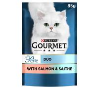 GOURMET Perle Duo with Salmon & Saithe 85g (Pack of 26)