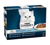 Gourmet Perle Seaside Duo Adult Cat Food Pouches, 12 x 85g