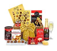 Gourmet Prosecco Gift Set - Cotswold Prosecco Hamper with Luxury Shortbread, Peanuts, Oatcakes, Puff Pastry Twists - Anniversary Food & Drink Gifts for Couples, from Regency Hampers