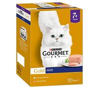 Purina Gourmet Gold Wet Cat Food Senior Pate Selection, 12 x 85 g - Pack of 4