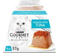 Gourmet Revelations Mousse Cat Food Tuna 4x57g, Pack of 6