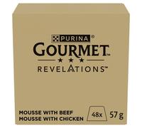 GOURMET Revelations Mousse Chicken and Beef Wet Cat Food - 48 x 57g
