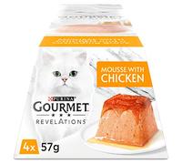 Gourmet Revelations Chicken in Gravy Wet Cat Food 4x57g, Pack of 6