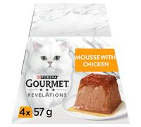 Gourmet Revelations Chicken in Gravy Wet Cat Food 4x57g, Pack of 6