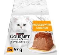 GOURMET Revelations Mousse Chicken Wet Cat Food 4x57g (Pack of 6)