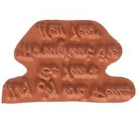 Gourmet Rubber Stamps Cling Stamps 2.75 x 4.75-inch-May Joy and Peace Be Yours