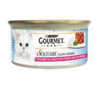 Gourmet Solitaire Saver Pack 24 x 85g - Beef in Tomato Sauce
