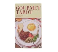 Gourmet Tarot Deck, Fortune Divination Cards, 78-Card Set Design, Artistic Culinary Theme, Ideal for Beginners Professionals, Tabletop Reading Game Spiritual Practice Tool