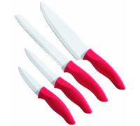 GOURMETmaxx 02985 Ceramic Plus Knife Set, 4 Pieces | Kitchen Accessoires