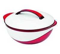 GOURMETmaxx 06499 Thermo Bowl with Stainles Steel Insert | -20 to 100 °C | 1100 ml | red