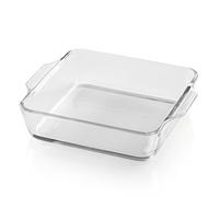 GOURMETmaxx Casserole dish for hot air fryer and oven, 800 ml, borosilicate glass baking mould, rectangular, small casserole dish for preparing, cooking and serving, for airfryer and baked food, etc.