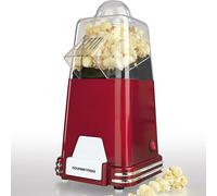 GOURMETmaxx Retro Hot Air Popcorn Machine Red 1100 W Popcorn Maker