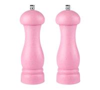 Gourmet's Choice: Oak Wood Salt And Pepper Mill With Adjustable Grinding Setting, Rust-free Ceramic Grinder For Flawless Seasoning, Innovative Design