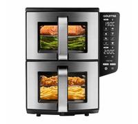 Gourmia 10.4L Black Digital Dual Basket Air Fryer
