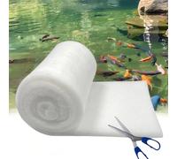 GourragePro Aquarium Filter Media - 1" Thick Dual-Layer Sponge Roll & Pad, Bio-Mechanical Filtration for Crystal Water, Easy-Cut 12"x72" Fits All Fish Tank Filters