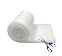 GourragePro Aquarium Filter Media - 1" Thick Dual-Layer Sponge Roll & Pad, Bio-Mechanical Filtration for Crystal Water, Easy-Cut 12"x72" Fits All Fish Tank Filters