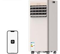 GOUSAILS Portable Air Conditioner 9000 BTU 3-in-1 Cooling Dehumidifier Fan Unit with 3D Airflow, WiFi App, Remote, Sleep Mode, and Self-Evaporative Technology for Home O, P-Wind10 9K