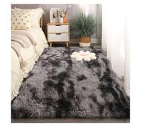 GOUSANG Soft Fluffy Carpet Area Rug 50 x 200 cm Plush Shaggy Carpet Winter Warmth Soft Fluffy Shaggy for Sofa Home Room Hallway Kitchens, Dark Grey
