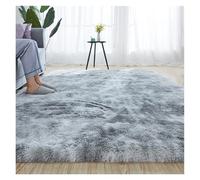 GOUSANG Super Soft Fluffy Shaggy Rug Anti-Slip Carpet 230 x 270 cm Thick Pile Height Modern Area Rugs Soft Fluffy Shaggy for Bedrooms Bathroom Living Room, Light Grey